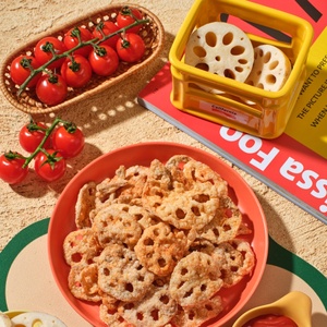 وجبات خفيفة صحية من الطماطم والتارو المقرمشة، أطعمة ترفيهية بدون سكر مقلية في زيت عالي الحرارة ومجففة - Product Image 1