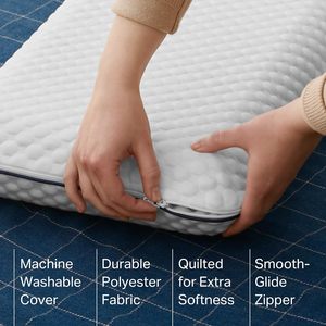 Premium Soft <b>Gel</b> Memory Foam Camping Pillow Travel Essentials Must-Haves Contouring <b>Neck</b> Camping Gear Accessories Custom Logo - Product Image 3