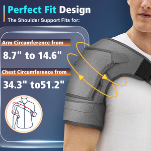 Nhà Máy Giá Gel gói giảm đau thể thao vai pad sưởi ấm & lạnh nén băng gói vai Cú đúp - Product Image 2