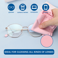 Vente en gros de lingettes nettoyantes pour écran de téléphone Sude Accessoires pour lunettes et lunettes Logo personnalisé Chiffon de nettoyage pour lentilles de lunettes optiques