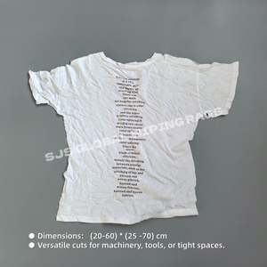 Trapos de Limpieza Industriales de Algodón Blanco de Larga Duración con Logotipo e Impresión - Product Image 3