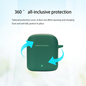 Funda protectora de goma de silicona personalizable para <span class=keywords><strong>Baseus</strong></span> w09, accesorios para auriculares inalámbricos, funda para <span class=keywords><strong>airpods</strong></span> - Product Image 5