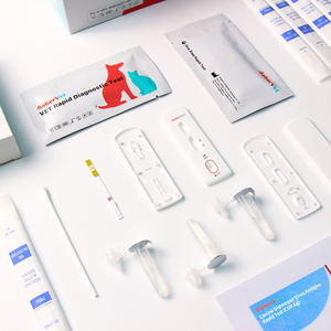 Veterinaire diagnose hoge nauwkeurigheid CDV <span class=keywords><strong>Ag</strong></span> snelle testkit <span class=keywords><strong>Canine</strong></span> <span class=keywords><strong>Distemper</strong></span> Virus Antigeen snelle test voor honden - Product Image 3