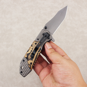 Bán buôn nhỏ gọn di động gấp dao cho cuộc phiêu lưu ngoài trời Ergonomic Grip sắc nét bền cho cắm trại DIY OEM tùy chỉnh - Product Image 3