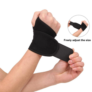 Cinturino <span class=keywords><strong>da</strong></span> polso regolabile in tessuto sportivo per protezione <span class=keywords><strong>da</strong></span> polso fascia alta elastica per il Fitness - Product Image 5