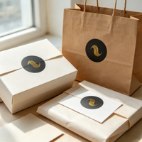 Autocollants ronds personnalisés avec logo, étiquettes adhésives pour emballage cadeau, idéales pour mariage