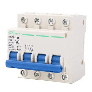 Interruptor MCB 4 polos 4 p 6amp 10amp 16amp 20amp 25amp 32amp 40amp 50amp 63amp 1p 2p 3p dc mini disjuntores minimini