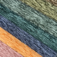Tissu décoratif en chenille texturé ondulé 3D, 100 % polyester, largeur 145 cm, finition mate vintage, pour canapé, coussin, chaise
