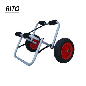 <span class=keywords><strong>Chariot</strong></span> de <span class=keywords><strong>kayak</strong></span> <span class=keywords><strong>gonflable</strong></span> en aluminium, ballon de plage, canopée, roue dolly, assise sur le dessus, <span class=keywords><strong>chariot</strong></span> pour trous, prise - Product Image 2