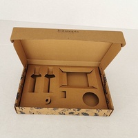 Doublure intérieure en papier kraft pour emballage, impression couleur, boîte avion en carton ondulé, personnalisable en usine