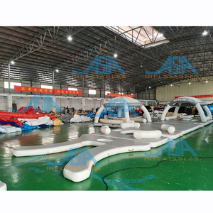 Giải Trí Đất Nổi Không Khí Pontoon Máy Bay Phản Lực Ski Dock Thuyền Nổi Nền Tảng Nước Cho Du Thuyền, Inflatable Dock Không Trượt - Product Image 2