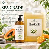 Huile de massage corporelle raffermissante de qualité spa en gros, huile de soin tonifiante pour la peau, huile de traitement hydratante et remodelante en vrac 1KG pour adultes