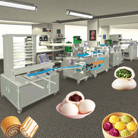 Machine automatique à haute efficacité pour la fabrication de Baozi et de Momo, en acier inoxydable de qualité alimentaire, pour la production de pains farcis à la vapeur
