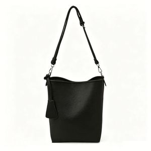 Trendy Pu Leather Bucket Bags 2026 Minimalist Texture Shoulder Crossbody Bag Fashion Pu <b>Handbag</b> For Women - Product Image 4