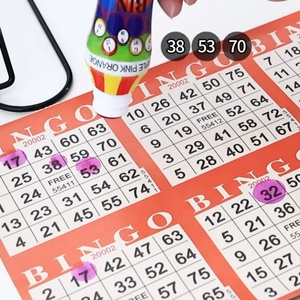 Hot-selling Bingo Set Card Design Customizable Gameplay Size logo Bulk Order Bingo Card Manufacturer - Product Image 4