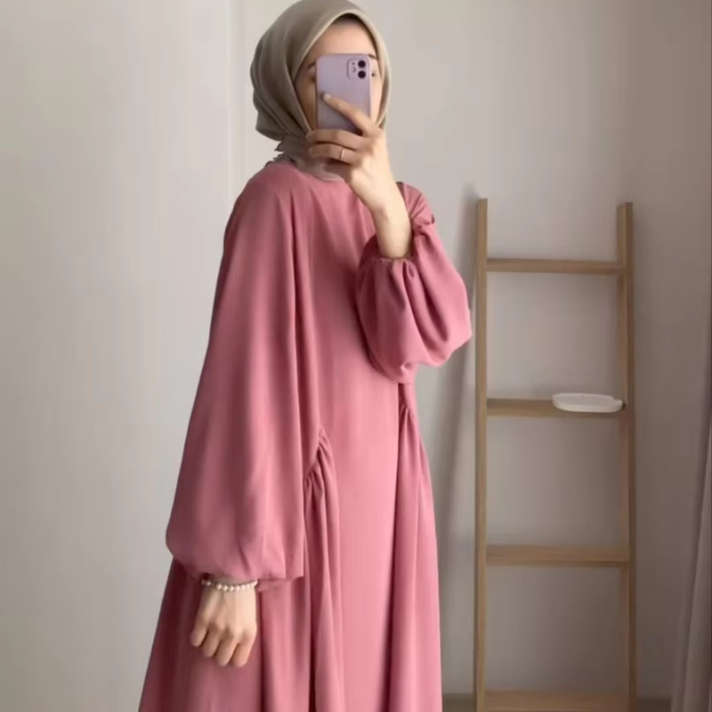 Women s Modest Dresses Breathable Satin