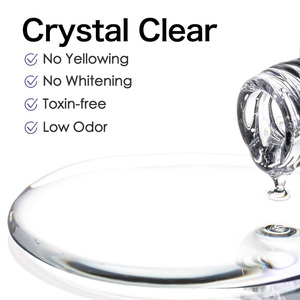 CHAORYGel, suministros para uñas, venta al por mayor, capa superior personalizada transparente no amarilla, sin toallitas templadas, alto brillo, capa superior de Gel para uñas UV - Product Image 2