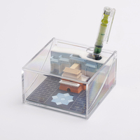 Bloc-notes 3D personnalisé en forme de cube, design de bâtiment traditionnel, feuilles mobiles, cadeaux d'entreprise, blocs de construction, outil de prise de notes