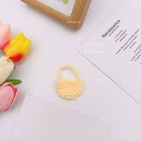 Mini sac tricoté en fil, accessoire DIY fait main, sac pour jouet en peluche, sac de rangement pour écouteurs Bluetooth, pour habillage de poupée, vente en gros