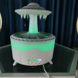UFO Luftbe feuchter Regen wolke Aroma Diffusor Regentropfen Ultraschall Remote Nachtlicht kontrolle Pilz Diffusor ätherisches Öl - Product Image 6