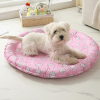 Tapis rafraîchissant moderne d'été pour animaux de compagnie, imperméable, confortable, toucher frais, en PVC, pour petits chiens et chats, anti-morsure, lit de couchage d'intérieur