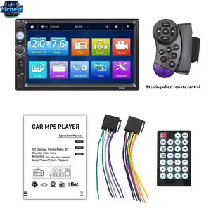 <span class=keywords><strong>Autoradio</strong></span> Android Hicbest 8 cœurs 4+64G 7 pouces Double Din Stéréo de voiture sans fil Carplay Radio Connectivité 4G Wifi GPS BT FM RDS - Product Image 1