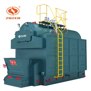 China Supplier Wood Pellet fired Industry Energy Saving Dzl Steam Boiler