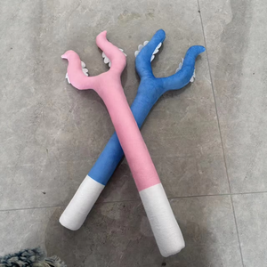 Peluche de Gato con Tenedor, Gato Negro de Invierno Chiikawa, Relleno de Algodón PP de Terciopelo - Product Image 6