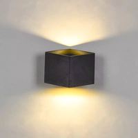 Applique murale extérieure LED étanche IP65 en aluminium, éclairage supérieur et inférieur