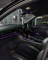 Kit d'éclairage LED d'ambiance pour l'intérieur de voiture Audi A6 A7 C8 Europe, éclairage de porte, haut-parleurs, accessoires d'éclairage d'ambiance