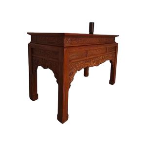 Mesa de Altar Huong Wood de un Nivel, Diseño Clásico Vietnamita para el Culto Ancestral Familiar - Product Image 1
