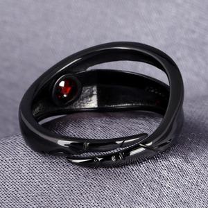 Bague Anime Akatsuki <span class=keywords><strong>Kakashi</strong></span> Sharingan Anneaux ajustables en métal Halloween Cosplay Accessoires de mode Cadeaux - Product Image 4