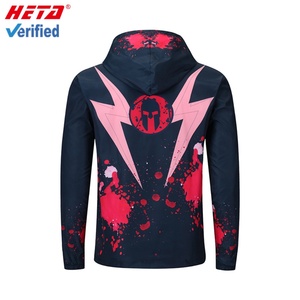Chaqueta Cortavientos al por Mayor, el Mejor Diseño, Impresión por Sublimación, Chaqueta Cortavientos Personalizada Unisex para Exteriores - Product Image 2