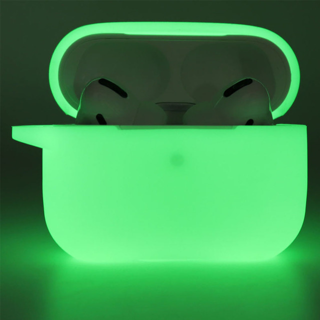 Glow in the Dark Fluorescent Anti-scratch ABS Earphone Cases for for Pro Luminous Shockproof Cover