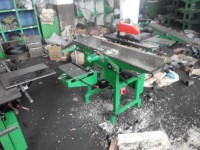 Raboteuse à banc multifonction quatre-en-un pour le travail du bois, table coulissante, puissance 2,2 kW, largeur de rabotage max. 400 mm, 380 V, garantie 1 an