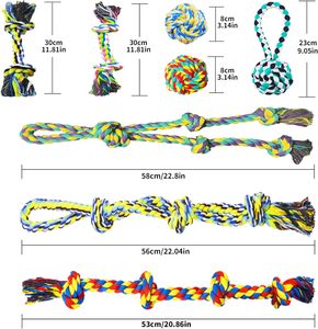 Juguete de masticación de lujo para perros con diseño de dibujos animados, de cuerda de algodón, felpa y material TPR, ideal para morder y limpiar los dientes, ¡el más vendido para exportación! - Product Image 2
