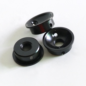 Plaque de prise jack guitare Donlis en laiton noir, modèle TL Cup JP003, avec douille électrique, pièces métalliques en gros - Product Image 5