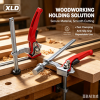 Pince à rail à cliquet Maxtool 60 mm à dégagement rapide en acier, garantie 1 an pour l'assemblage, le travail du bois et le bricolage
