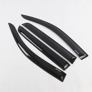 Accessoires extérieurs Pare-soleil latéral Pare-pluie Visière de porte Noir 2021 pour - Product Image 4