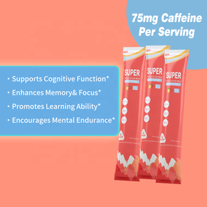 Oferta Especial: Super Focus Drink Mix, Bebida Nootrópica para la Concentración con Magnesio, Melena de León y Rhodiola, Sin Azúcar - Product Image 2