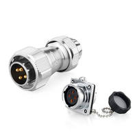 IP67 impermeable tipo bayoneta Metal aviación macho hembra enchufe YZ20 Cnlinko Cable conector eléctrico 2 pines 3 pines 4 pines para Industrial