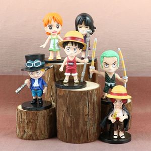 โมเดลลูฟี่ โซโล เอส นิโค โรบิน นามิ แซนจิ 12 แบบ ตัวละครวันพีซ ของเล่นพีวีซี สไตล์วัยเด็ก ฟิกเกอร์พลาสติก งานฝีมือ - Product Image 2