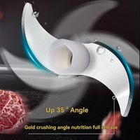 Hachoir à viande multifonction USB sans fil 100/250 ml, hachoir à viande électrique automatique portable sans fil, broyeur alimentaire pour la cuisine à domicile