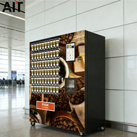 Distributeur automatique de café instantané et de thé au lait AIT à grande capacité, fonctionnement 24h/24, intégré, sans personnel, en libre-service, SDK