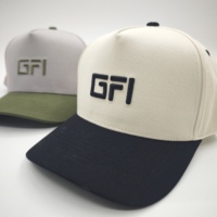 Mode deux tons extérieur 5 panneaux femmes enfants haute qualité coton chapeau de course personnalisé brodé lettre Logo casquettes de Baseball
