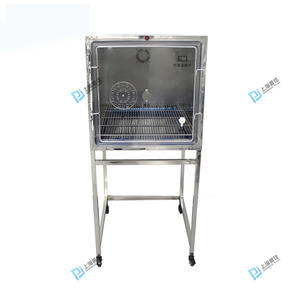 Shanghai Pujia hoogwaardige 304 roestvrijstalen zuurstofkooi met één compartiment voor kleine dieren (ziekenhuis kooi) - Product Image 2