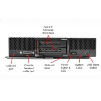 Server Blade Lenovo ThinkSystem SN550, Intel Xeon, Kelas Enterprise, Siap Virtualisasi, Stabil & Handal, Tersedia