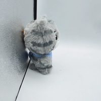 Porte-clés personnalisé OEM Uyeah, accessoires en coton, logo brodé, adorable mini-porte-clés en peluche en forme de chat