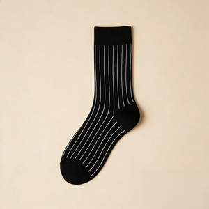 Chaussettes rayées modernes de <span class=keywords><strong>luxe</strong></span>, hautement personnalisables en couleur, spécialement conçues <span class=keywords><strong>pour</strong></span> les vêtements formels masculins, chaussettes <span class=keywords><strong>pour</strong></span> hommes - Product Image 2