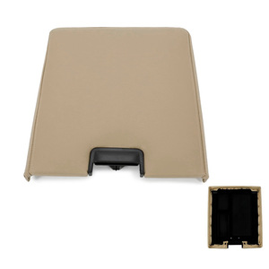 Chevrolet Center Console Armrest Cover <b>Beige</b> Leather <b>Storage</b> <b>Box</b> 2007-2013 Model 20864151 - Product Image 2